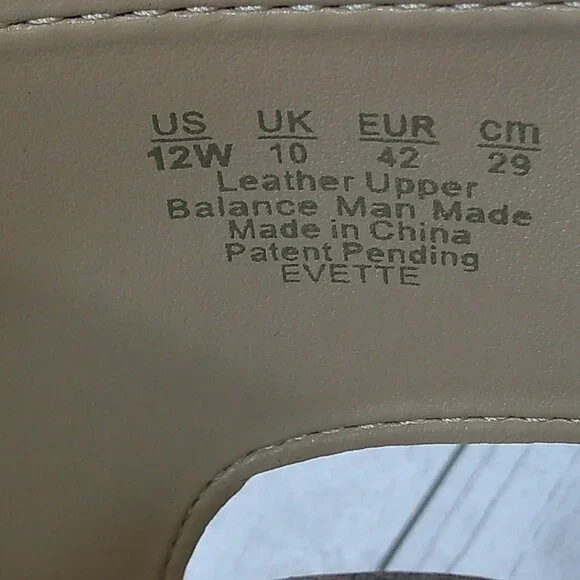 Naturalizer Evette Cognac Leather Slides Platform Wedge Peep toe Sandals 12 Wide - Picture 2 of 14